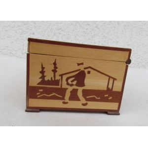 Tarot Card Packaging Pine Wooden Storage Box With Lacquer Customized Logo