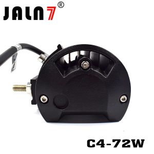 LED Light Bar JALN7 72W 4Rows Combo Beam LED Driving Lamp Super Bright Off Road