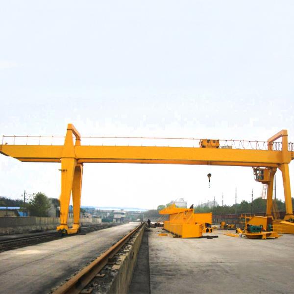 Buy Industrial 15m Gantry Crane Heavy Duty Double Girder 3 Phase at wholesale prices