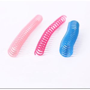 Quality 36 Loops PVC PET Plastic Spiral Binding Wire 5/16'' for sale