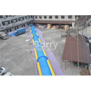 China 1000ft Inflatable  0.55mm PVC Tarpaulin Inflatable Water Slide For Adult on sale