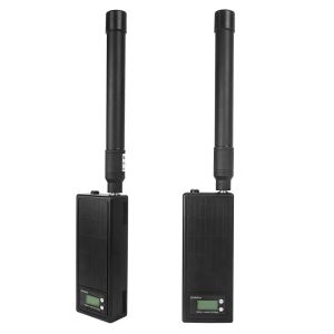 Small portable drone detection device with built-in battery