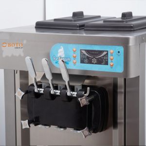 Stainless Steel Ice Cream Maker Machine For Restaurants Snack Bar