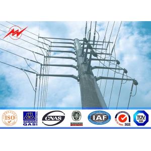 Gr65 Flange type electric power pole 2.75mm for 69kv power transmission