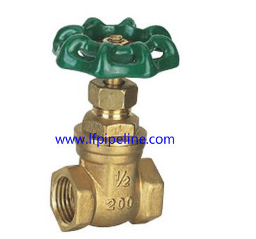 PN 16 3 Inch Lead Free Brass Gate And Globe Valve Class 125 800 900 Non-rising Stem Solder Connect