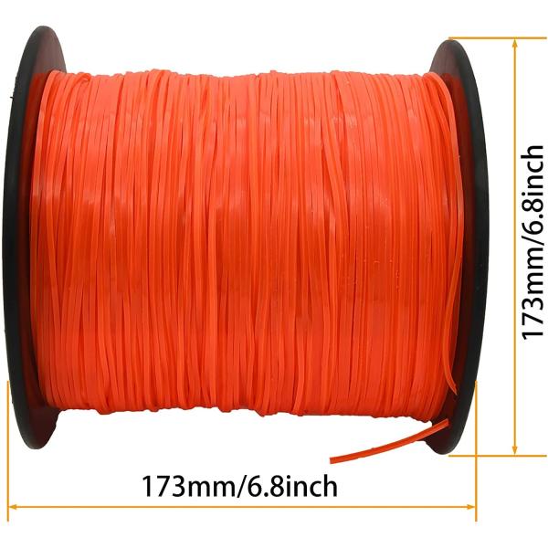 Professional Grade 2.4mm Diameter 100% Nylon Grass Trimmer Line with 3.3m Length for Efficient Weeding