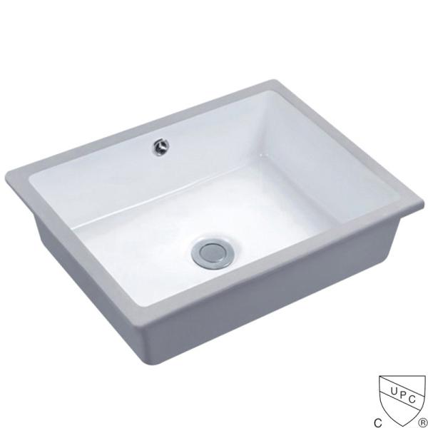 Buy Small Undermount Bathroom Sink Rectangle Seamless 545x380x180mm at wholesale prices