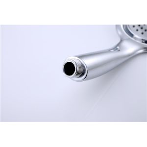 Chrome ABS Rain Bath Shower Accessories Bath Handheld Shower Head 1.5m Soft Tube