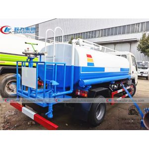 Left Hand Drive Foton 4x2 5cbm Water Sprinkler Truck
