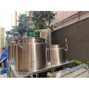 SUS304 Cosmetic Vacuum Emulsifying Machine Cream Oil Mixing Machine