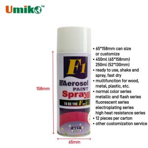Factory Wholesale Chrome Effect Custom Spray Paint for Multi Surface Repair
