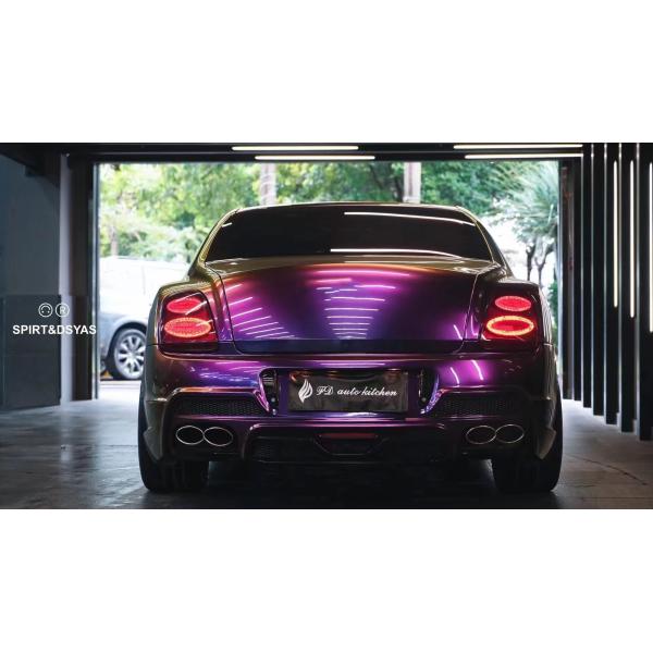 Black 2013 Bentley Flying Spur Body Kit Front And Rear Bumper Spoiler Exhaust Kit