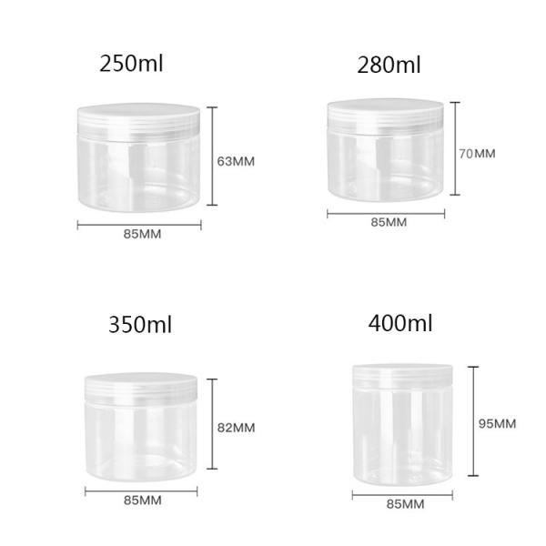 Buy Plastic Containers Jar with Lid Durable and Versatile Storage Solution at wholesale prices