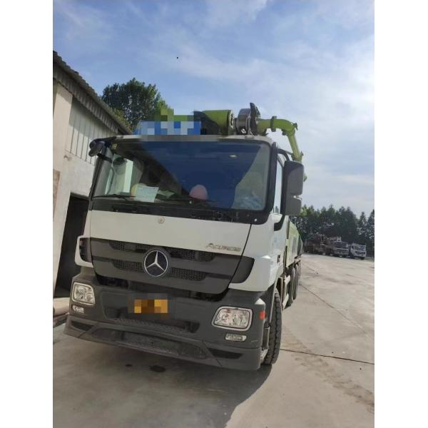 20 Years Zoomlion Concrete Pump Truck 49 Meters Installed in The Mercedes-Benz Car