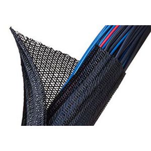 8mm 9mm Pet Wrap Braided Sleeving Halogen Free Flame Retardant