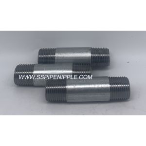 Quality 1/2&quot;X8”SCH40 Galvanized Pipe Nipple ASTM A53 ANSI / ASME B1.20.1 for sale