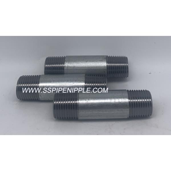 Buy 1/2"X8”SCH40 Galvanized Pipe Nipple ASTM A53 ANSI / ASME B1.20.1 at wholesale prices