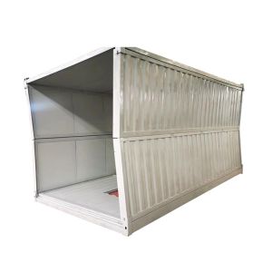 Sandwich Panel White Prefab Steel Structures Prefabricated Movable Folding