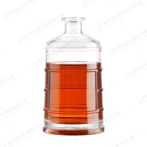 Clear Glass Large Round Bottles 500ml 1000ml 1500ml for Wine Whiskey Vodka