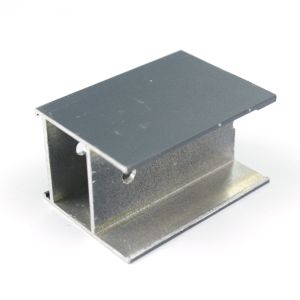 T Shape Champagne Anodized Aluminum Sliding Window Profile