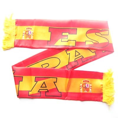 Buy National Advertising Promotional Spain Scarf at wholesale prices