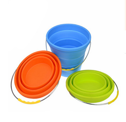 Buy Virson Outdoor Camping Portable Foldable Silicone Ice Bucket at wholesale prices