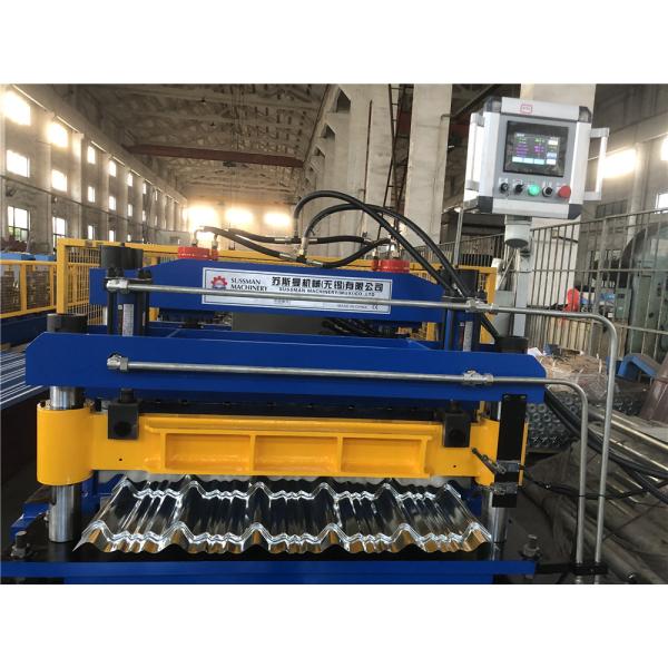 7.5KW G550 PPGI Steel Metal 0.7mm Roof Panel Roll Forming Machine