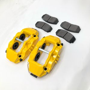 China 18in Wheel Iron 4 Pot Brake Kit Disc 330*28mm For Front on sale