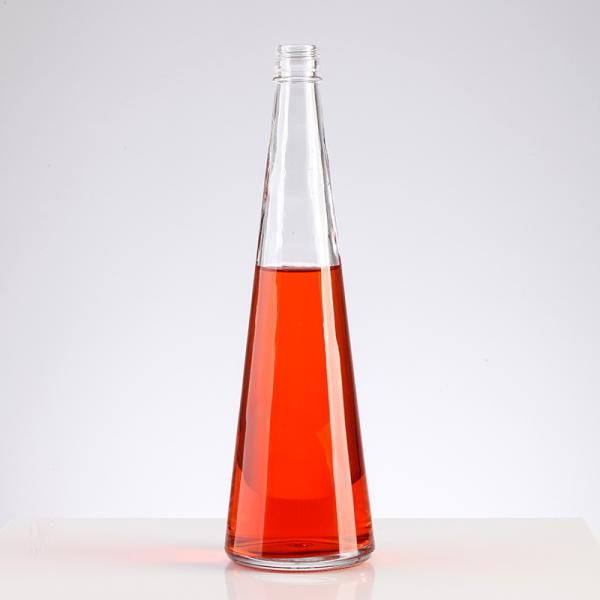 Luxury Glass Bottle for Spirits Brandy Custom Empty Clear 375ml 500ml 750ml 15000ml