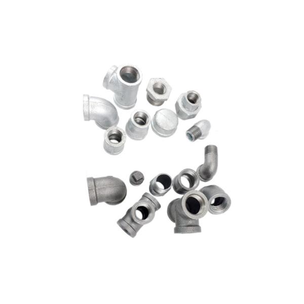 Buy Galvanized Plumbing Malleable Iron Pipe Fittings 90 Degree Elbow For Construction Industry at wholesale prices