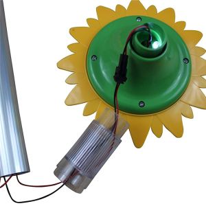 Sunflower Solar Powered ultrasonic rodent control Repel Mice Snake Rodent