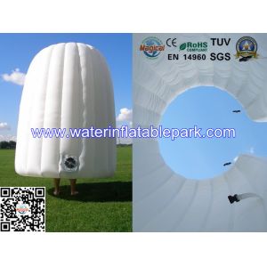 Commercial Beautiful Inflatable Lighting Tent / Bubble Camping Tent With LED