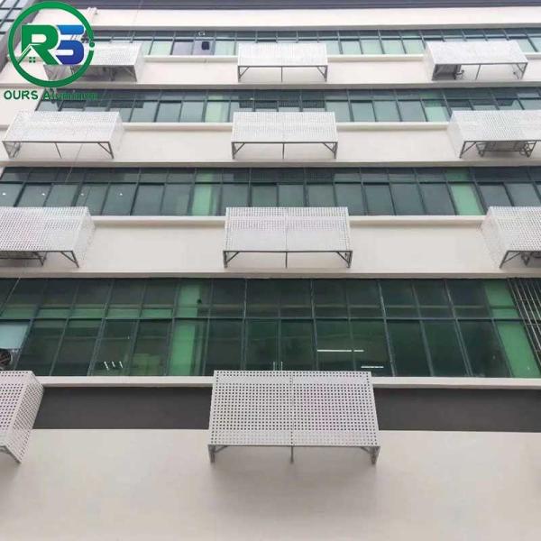 Perforated Sheets Aluminum Metal Cover For Ac Unit Outdoor Protection Cover Fireproof