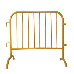 48mm O.D Metal Heavy Duty Crowd Control Barriers Removable Fixed