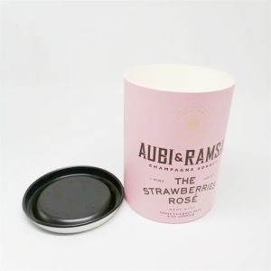 Custom Logo Food Grade Laundry Beads Cylinder Coffee Tea Kraft Paper Tube With