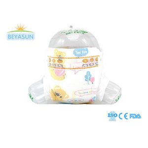 Big Elastic Waistband Disposable Baby Diaper S M L XL XXL Size Non Woven Surface