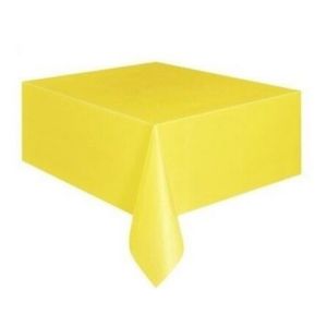 12 Pack Disposable Plastic Tablecloths 54 x 108 Inch Premium Rectangle Table