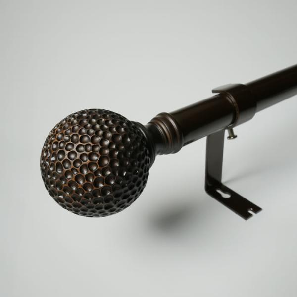 Buy 0.6m Single Bracket Nickel Extend Adjustable Curtain Rod at wholesale prices