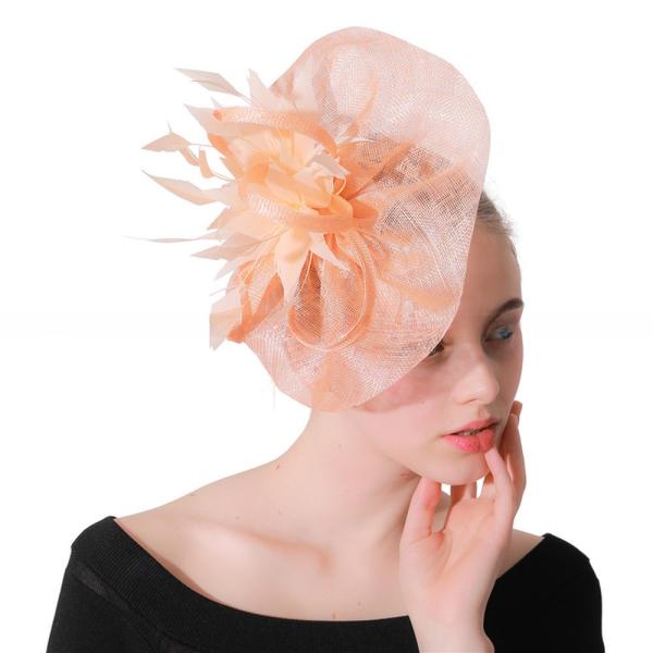 15*30 cm Party Decoration Sinamay Feather Fascinator with Express Shipping