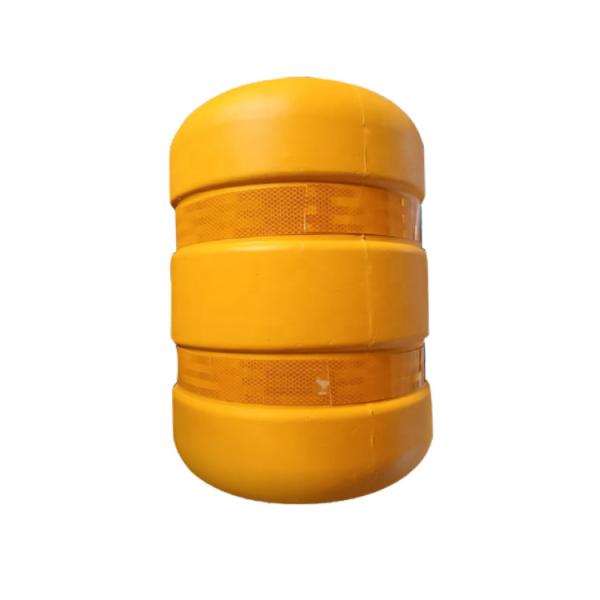 Buy Highway Roller Barrel Barrier OEM Yellow Safety Roller Barrier at wholesale prices