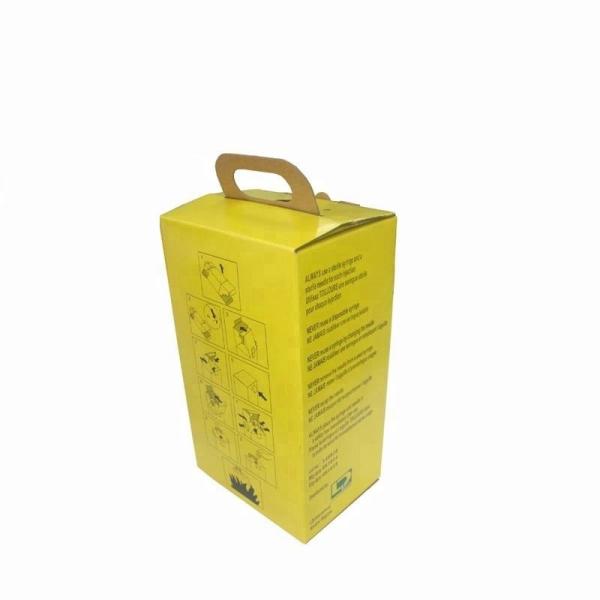 5L Safety box, Disposable Medical Cardboard Safety Box, Safety Box For Syringe,Needles and sharps, 5 Liters