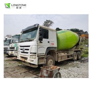 Automatic Hydraulic Used White Mixer Truck Good Condition
