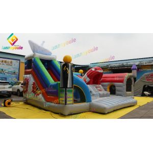 Kids Amusement Castle Inflatable Play Park For Outdoor / Indoor Promotion