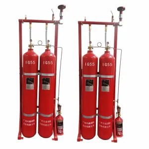 China Environmental Protection with Inert Gas Fire Suppression System in Red on sale