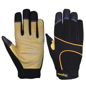 Quality Firm Fitting Tearproof Heat Resistant Mechanic Gloves OEM Available for sale