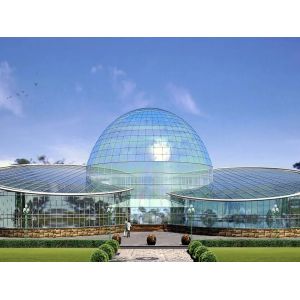 China Galvanized Pipe Sightseeing Greenhouse Restaurant Custom Shaped 4600㎡ on sale