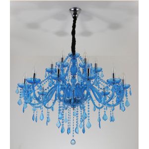 Modern Wedding Luxury Hanging Candle Light With Crystal Chandelier