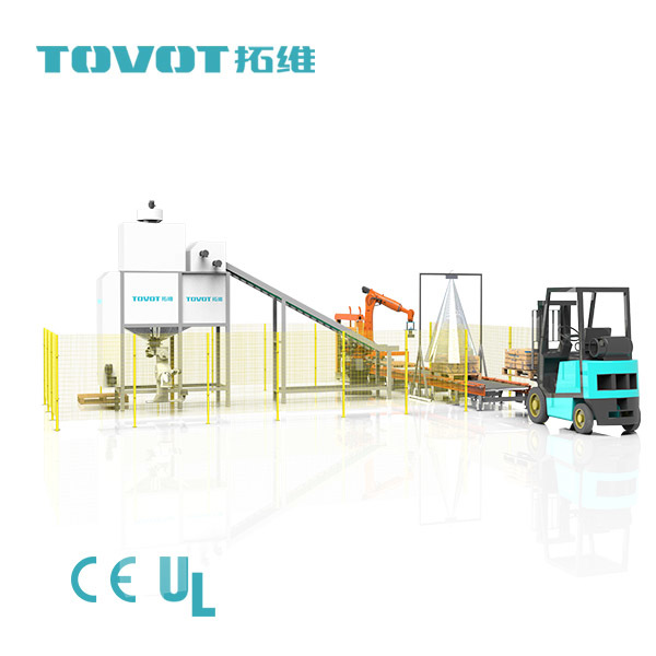 China Automatic Robot Bag Unloading Machine For Powder / Granule Processing on sale