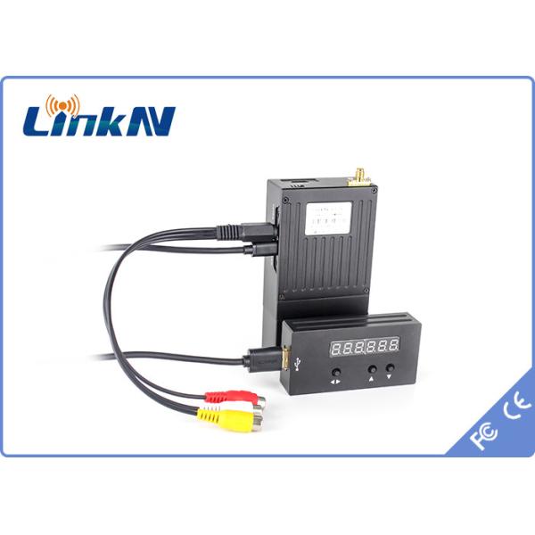 1km Police Detective Covert Video Transmtiter COFDM Low Delay H.264 High