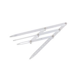 CE Eyebrow Tattoo Ruler Sliver Ratio Permanent Makeup 4 Prong Stainless Steel
